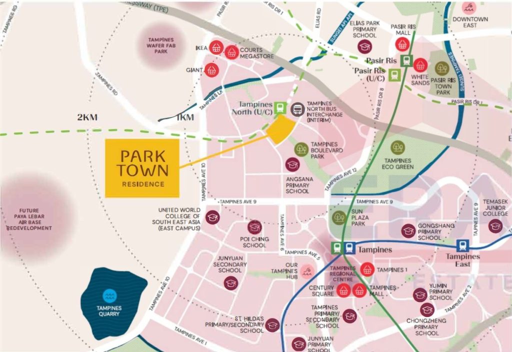 Parktown Residence Location Map
