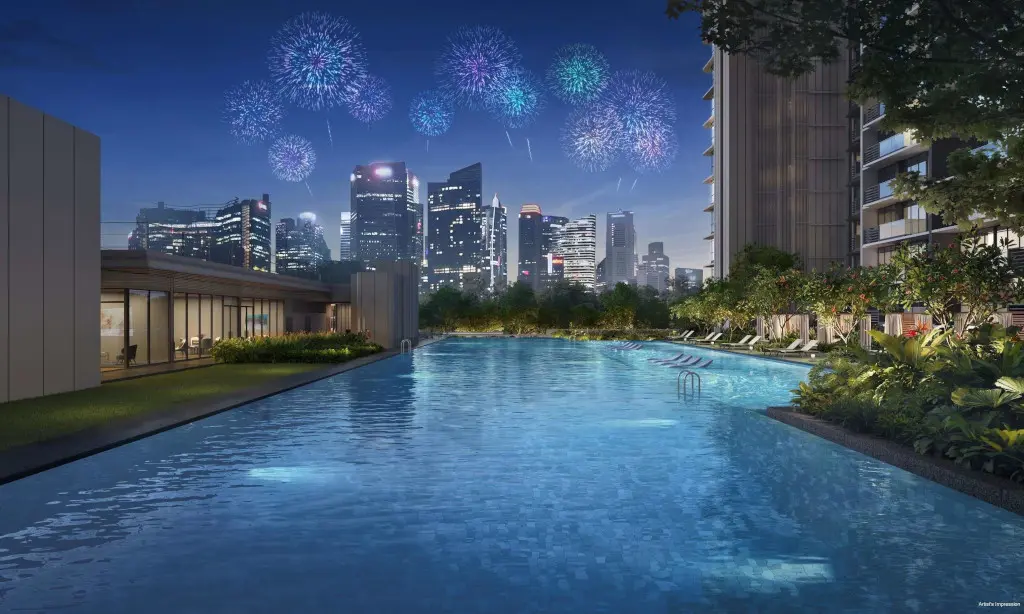 One Marina Gardens Pool